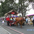 供人乘坐及拍照的復古牛車