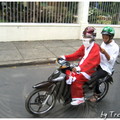 耶誕味-原來耶誕老公公騎的是摩托車？
