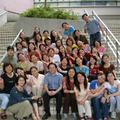 和新竹師院英語師資班的同學合照，這群活潑的學生現在已經變同行，都是老師了。
