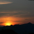 夕陽下的觀音山