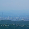 從山上眺望台北城,多半是灰濛濛的塵煙。