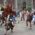 墨西哥總統府前原住民舞蹈