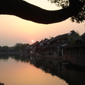 太陽收工時，西塘更好取景。