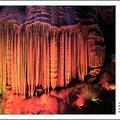 桂林山水山洞中  美麗的鐘乳石