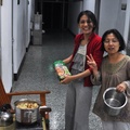 During the camp day, Mother still have to cook..for she is the one who used to cook every day