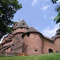 前往Alsace最有名的防禦城堡Haut-Koenigsbourg