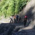 登山口的碎石坡道