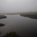 朦朧的松羅湖有著一份神秘之美