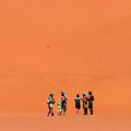 赭紅色的Namibia desert
