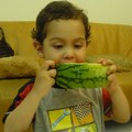 Nathan吃西瓜