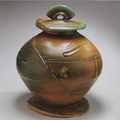 Large lidded jar, 1984. Christopher Staley