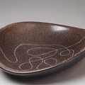 Ovoid folded bowl, 1948. Rolf key-Oberg