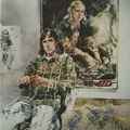 John and Ann Krisik, 1972, 54 x 49,  Jerald Silva