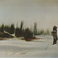Marsh in Winter, 11 x 15. Zoltan Szabo