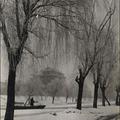 民國19年時的北京寒冬, 厚雪蔽地, 一派萧瑟