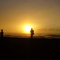 96.6.234早上5點06分龜山島日出，雲彩不是很美，太陽一下就跳出來...可惜
