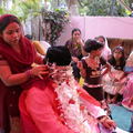 印度回教人婚禮~ 新郎進入女方家受祝福儀式