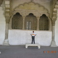 Agra Fort/ 上面是皇帝上朝的皇位 下面站著群臣