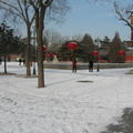 北京圓明園雪景