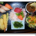 sashimi + sushi  lunch box