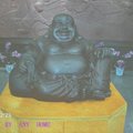 紫沙雕塑財神爺