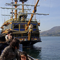箱根蘆之湖的海盜船