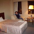 夜宿金澤國際飯店，都是兩張床，睡得好舒服。