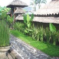 巴里島烏布山區的Kamanadalu飯店...Villa間的步道