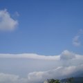 下午去三芝溜達
抬頭望著天空
..雲..層次分明......
