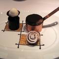 Assiette of Valhrona chocolate three ways