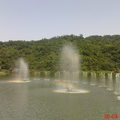 羅東梅花湖的水舞
