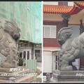 屏東車城土地公廟--福安宮--廟前兩頭祥獅