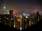 世界三大夜景之一的香港夜景。
時間：2004年6月。
地點：香港島大平山頂俯瞰香港島、尖沙咀和維多利亞港。