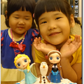 為五歲小女生特別訂製的冰雪奇緣生日蛋糕 - 7