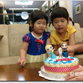 為五歲小女生特別訂製的冰雪奇緣生日蛋糕 - 22