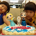 為五歲小女生特別訂製的冰雪奇緣生日蛋糕 - 48