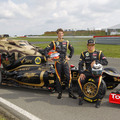 蓮花Lotus車隊 左Romain Grosjean 及Kimi Raikkonen