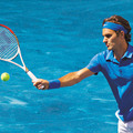 2012.5.14 Roger Federer 奪得生涯第三座馬德里名人賽冠軍,也成為第一位藍土之王
