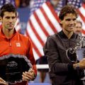 2013.9.10  右 美網男單冠軍 Nadal 及亞軍 Djokovic 