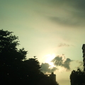 車窗內看夕陽2012-06-26