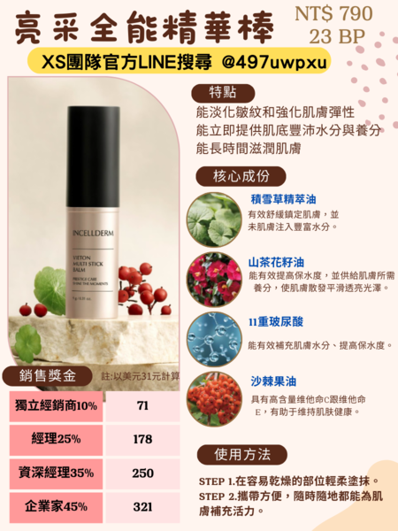 力曼保養品