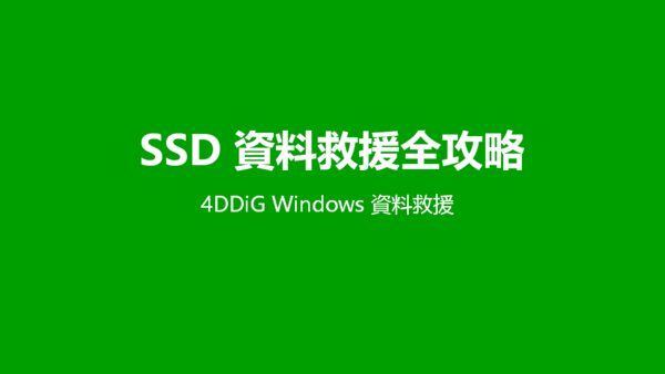 4ddig資料救援ssd