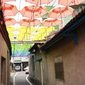 卡里善之樹彰化和美的一個純樸鄉村 繽紛彩虹傘巷道．彩繪牆