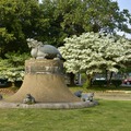 龜山大湖紀念公園紫藤與流蘇