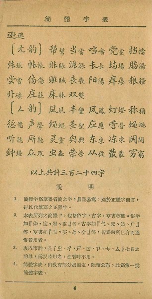 1935年民國政府的第一批簡體字表_3