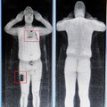 x-ray body scan @ airport security check
