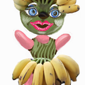 香蕉女郎塗鴉