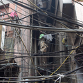 舊德里的雜亂電線