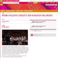ANDRIS NELSONS CONDUCTS DER FLIEGENDE HOLLÄNDER in concertgebouw