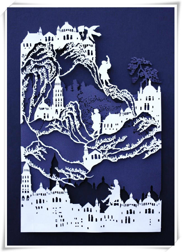 澳大利亞Emma van Leest的剪紙藝術~Latte